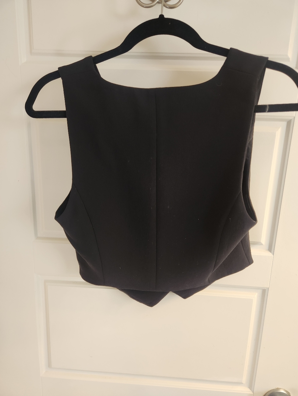 Wilfred (Aritzia) Black Button-Front Tailored Vest - Picture 3 of 6